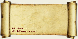 Jelisavka Tomaš vizit kartica